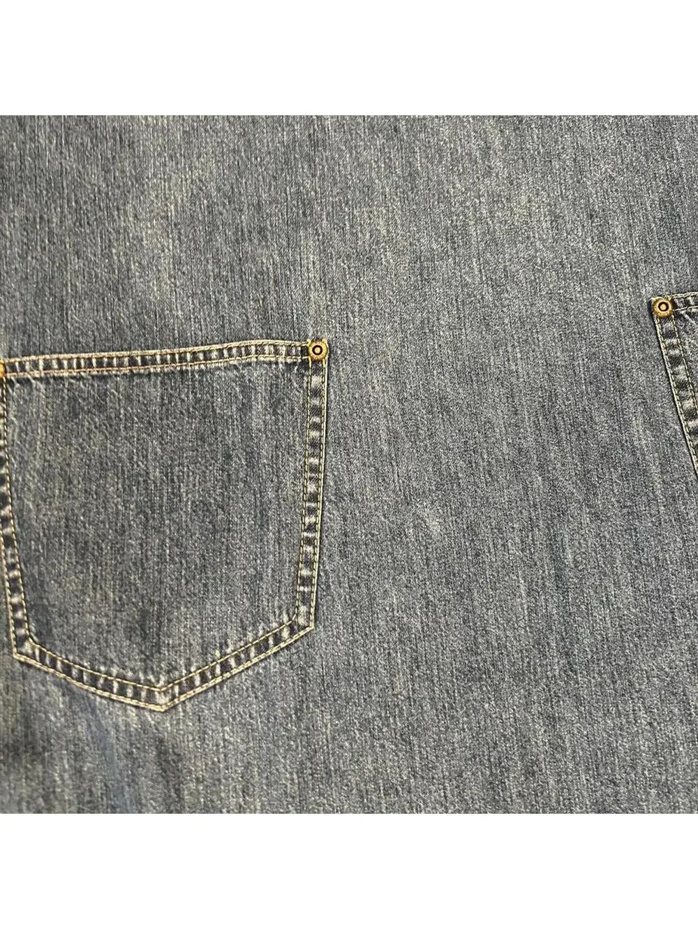 Vintage 90s Denim Jumper Maxi Dress - Picture 6 of 7
